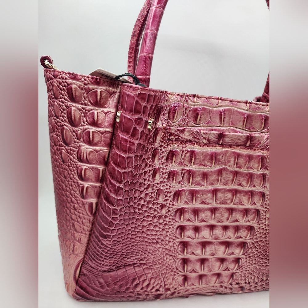 Brahmin Small Mallory Satchel in Lotus Melbourne - Picture 6 of 12